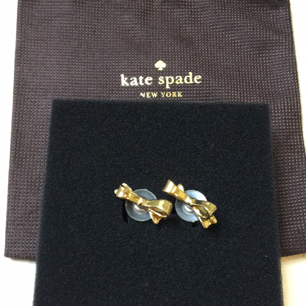 Kate Spade Gold Bow Earrings